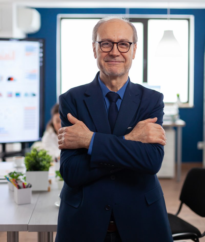 Retrato del director comercial